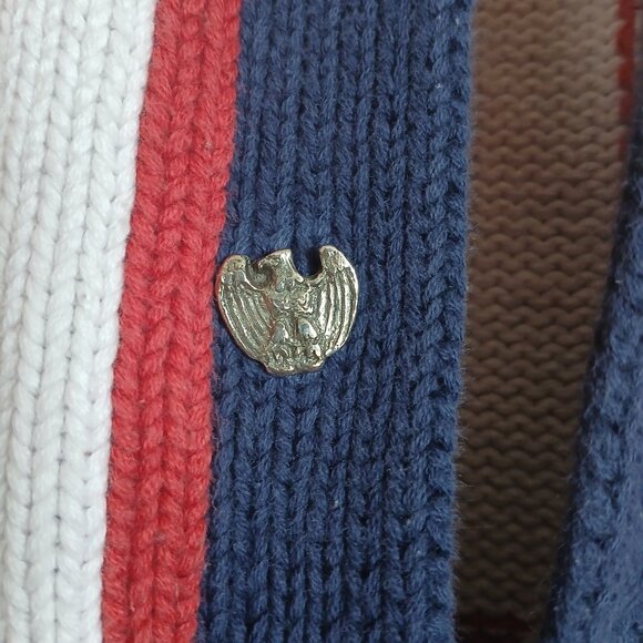 Vintage Just Better Sweaters Lisa Coufal USA Patriotic Sweater Vest Women's M - Picture 6 of 7